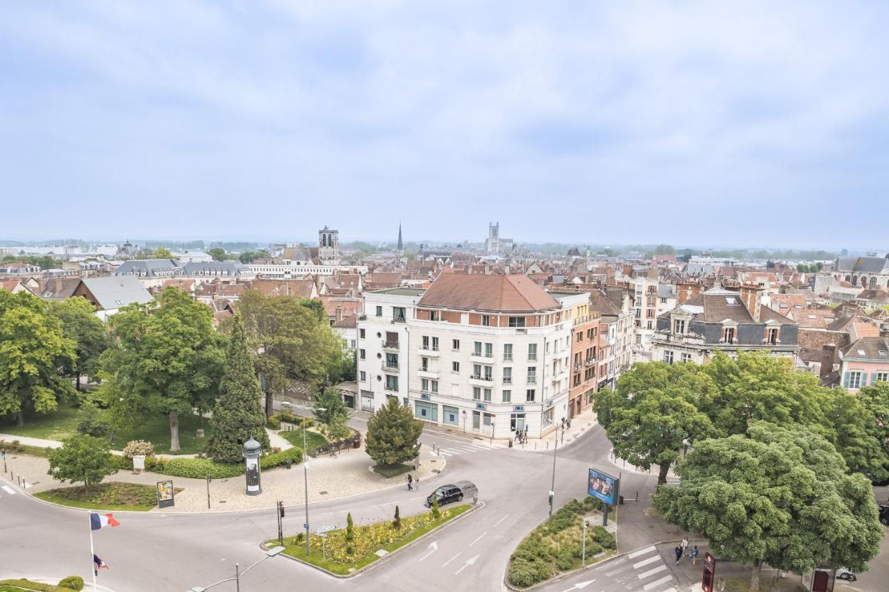 شقة Evasion Urbaine - Vue Panoramique - Proche Gare تروي المظهر الخارجي الصورة